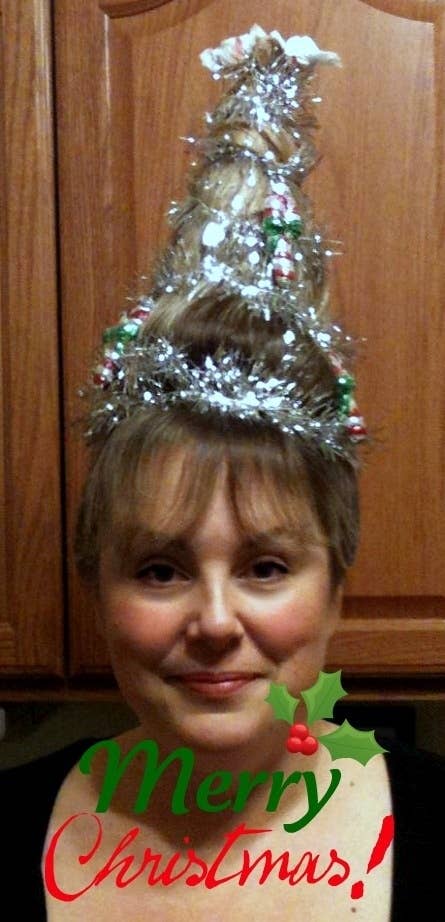 Wear a Christmas tree on top of your head. It's the most festive thing you could posisbly do.