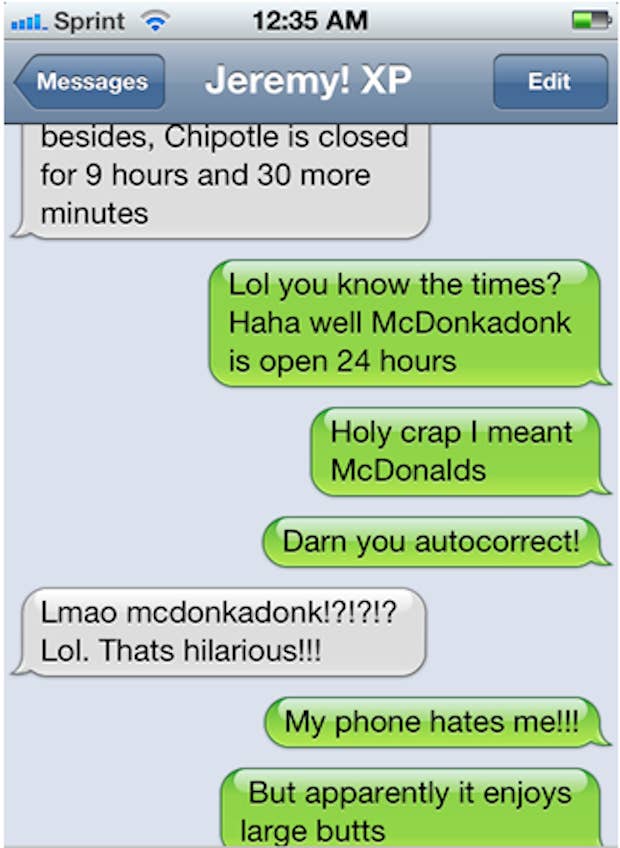 The 25 Funniest Autocorrects Of 2012