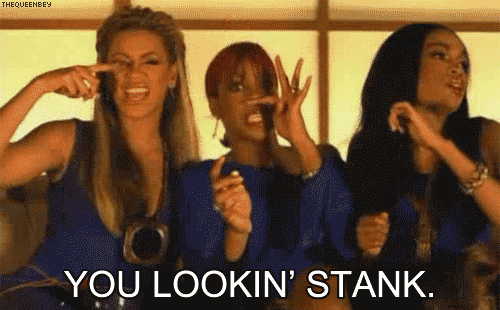The time she didn’t know Beyonce and Kelly were doing the “stank” face…