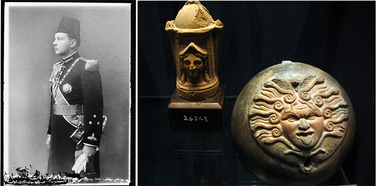 NAME: King FaroukKNOWN AS: King of Egypt (1936 – 52)INFAMOUS FOR: Corrupt and ineffectual governance, spending all his time shoppingCOLLECTED: Massive collections of coins, timepieces, and erotic art: including sculpture, painting, pornography, and “erotic watches”AboveAt Bibliotheca Alexandrina's Antiquities Museum