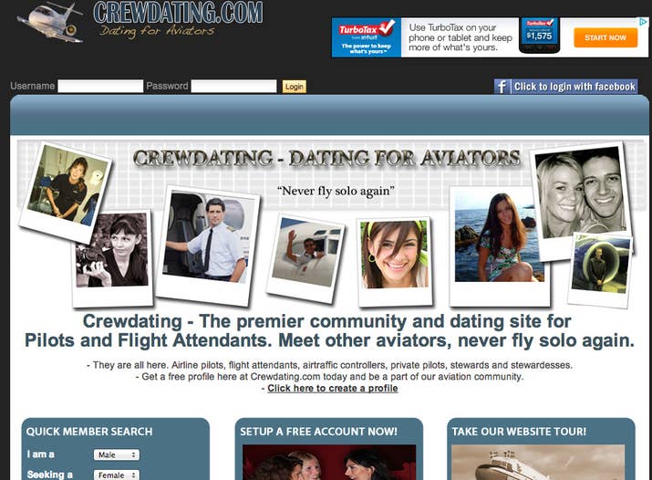Airline dating site