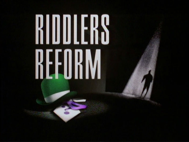 The Riddler attempts to leave his life of crime behind him, but finds old habits die harder than he thought.