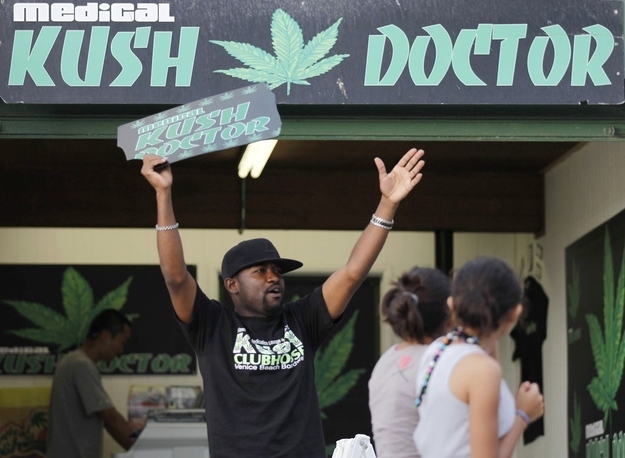 According to their website, legal marijuana helps with everything from eyeball pressure to (ahem) chronic pain. Legal or not, we do not recommend getting wicked high and going to the Venice Beach Freak Show.