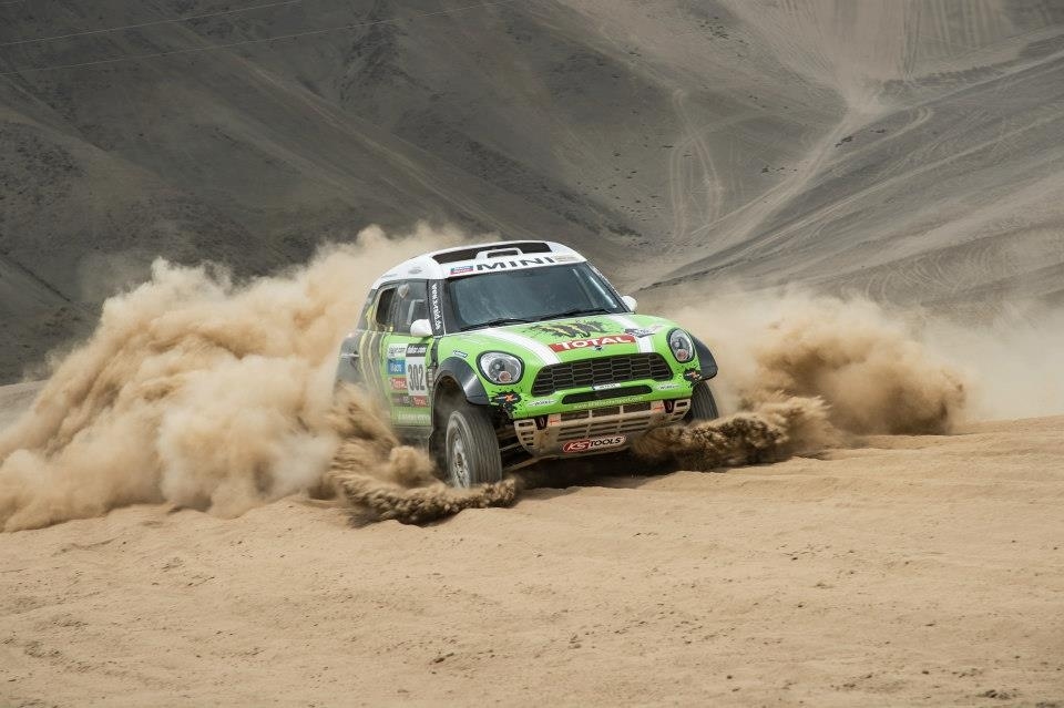 The Dakar Rally is an annual off-road endurance race where specially modified cars, like the MINI seen above, cross dunes, mud, rocks and other extreme natural obstacles.