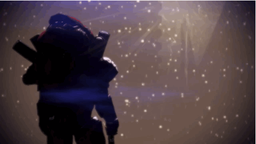 Good Guy Commander Shepard: on a deadline to stop a swarm of sentient killer robots from destroying the universe, and still takes the time to cure a centuries-spanning alien sickness.