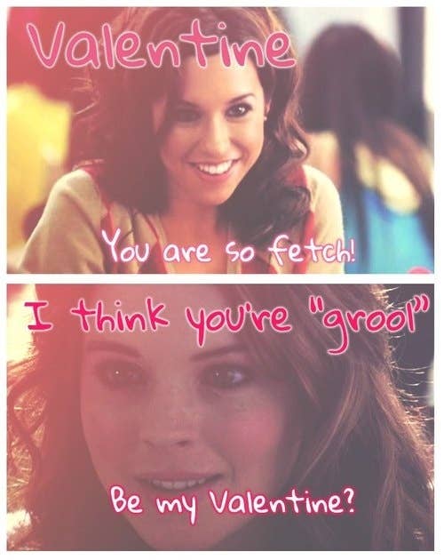 tumblr valentines cards mean girls