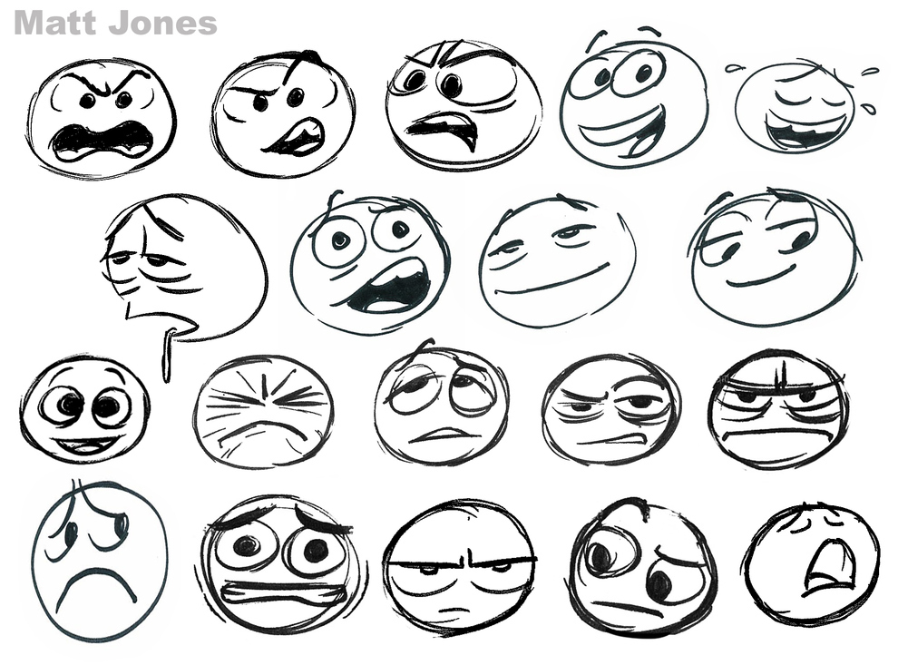 disgusted cartoon face