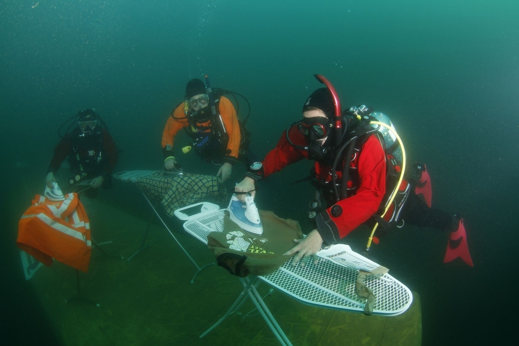 Do you dare to take it up a notch? Extreme ironing challenges participants to go to the most extraordinary lengths to do the relatively simple task of ironing a piece of clothing.