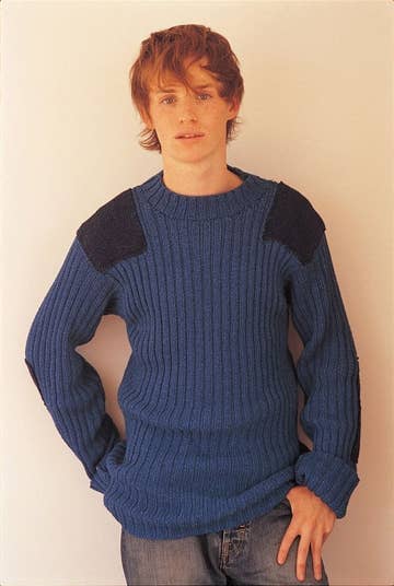 Eddie Redmayne Once Modeled For A Knitting Book