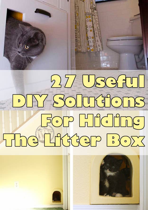 27 Useful Diy Solutions For Hiding The Litter Box