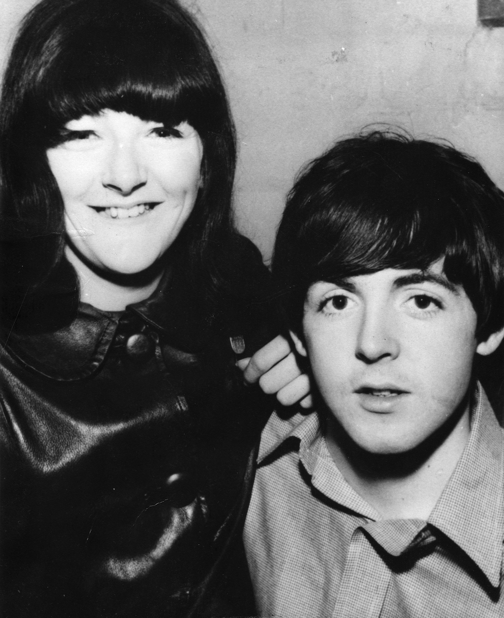 Freda Kelly with Paul McCartney