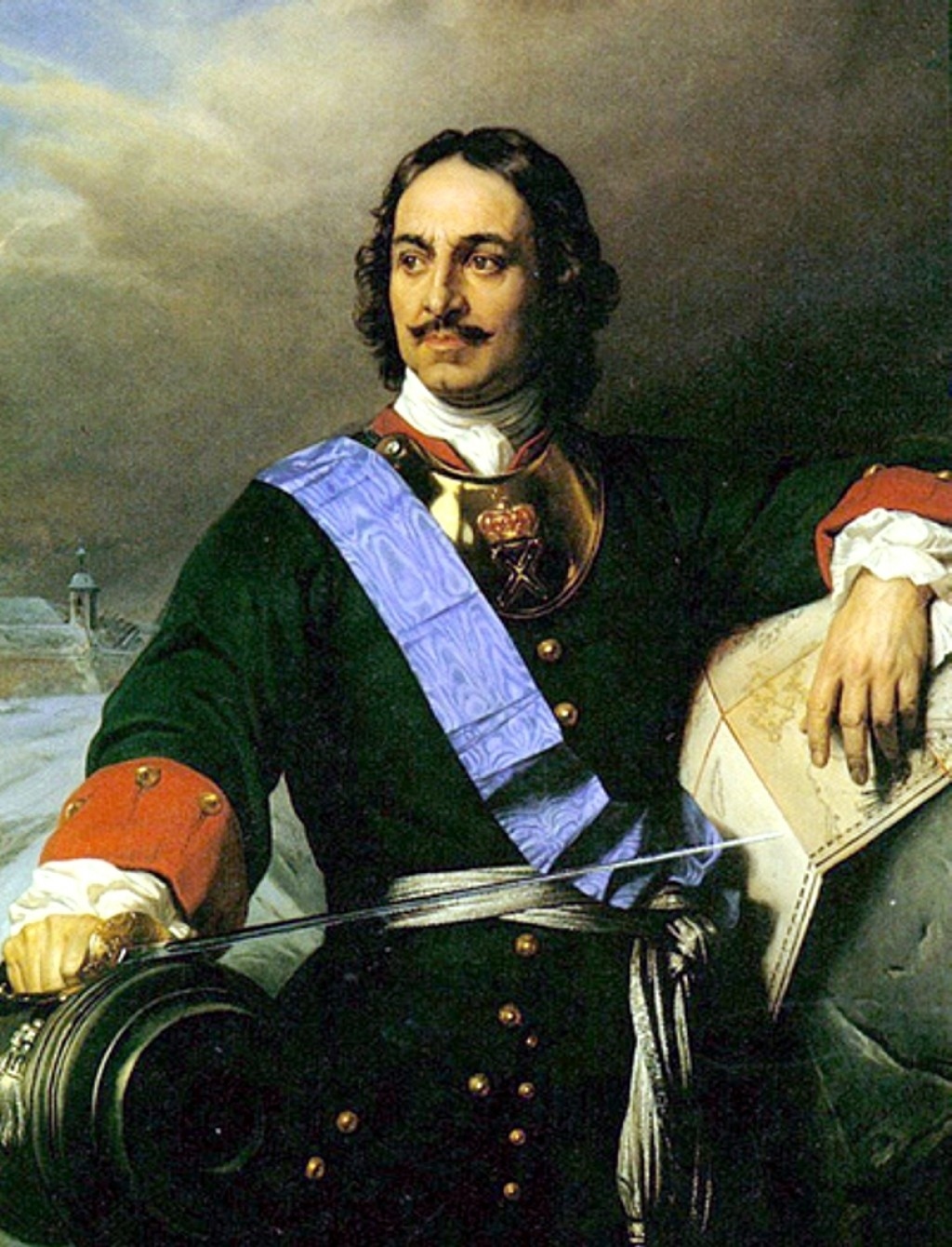 On the one hand, he's largely credited with bringing Russia into the modern age.On the other hand, he did whatever the hell he wanted whenever he wanted to do it. Like having a 300-strong child army, complete with barracks, military officers, and artillery, as a boy.On the other other hand, he also tortured his firstborn son, who he suspected of treason, to such an extreme degree that he later died of it in jail (more on that later).So, controversial guy, for sure.