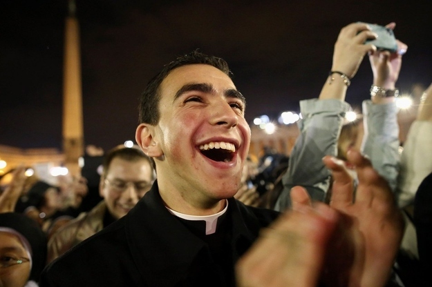 More clapping at St. Peter's Basilica.