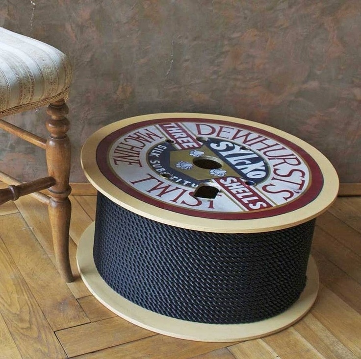 it's a giant cotton reel. Sew what?