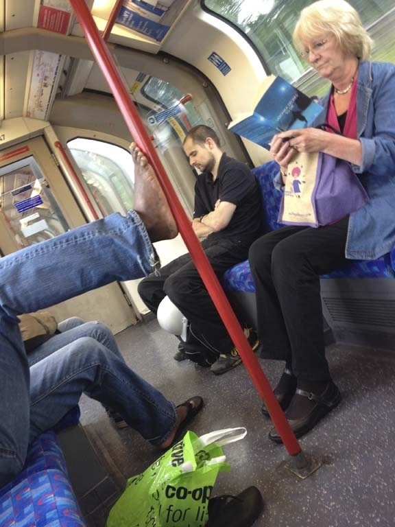 Really? If it wasn't bad enough going foot commando, you are gonna put it up on the pole too?