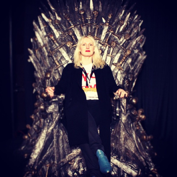(Game of Throne's real Iron Throne.)This year's SXSW blended two of its parts: film and interactive. We're thinking this might be an evolution of the festival in which everyone benefits because who wouldn't want to sit on the real Iron Throne???