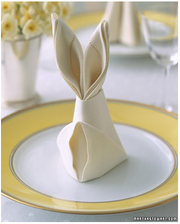 Or master the bunny napkin fold.