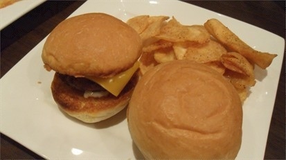 1247 caloriesThese aren't even regular size burgers.