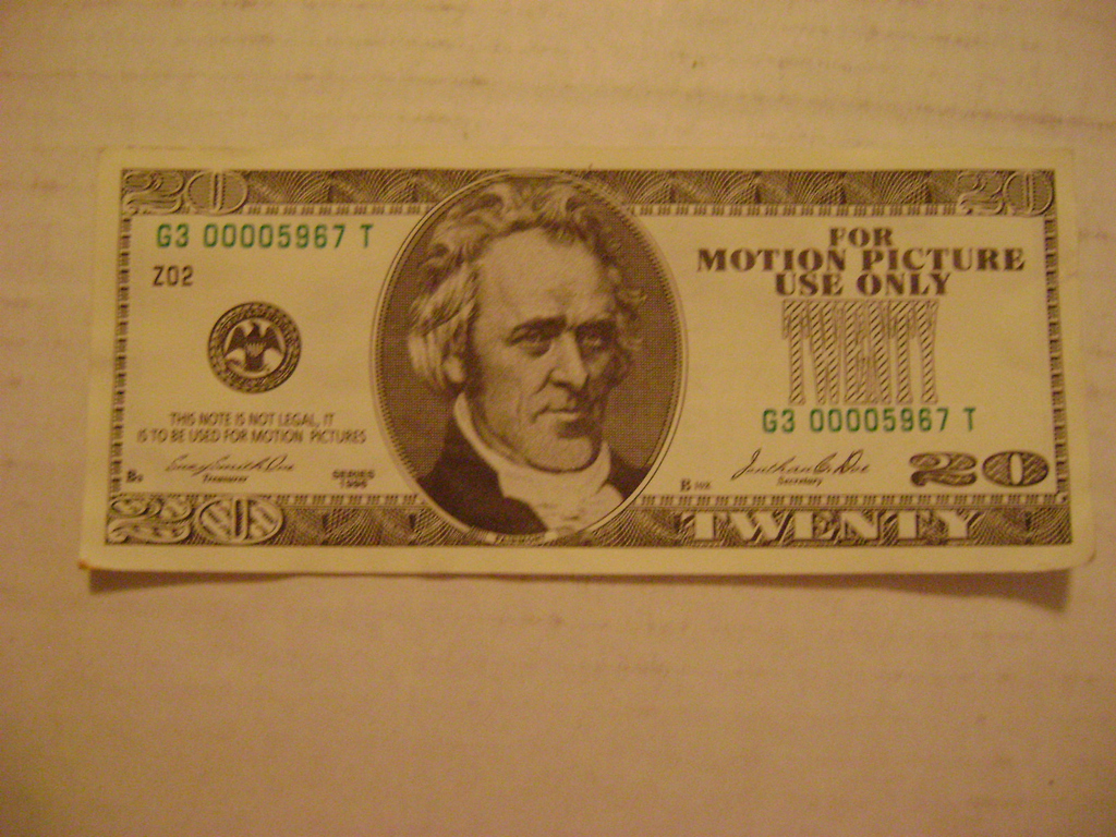 A fake twenty-dollar bill for less than $20 is basically a steal.