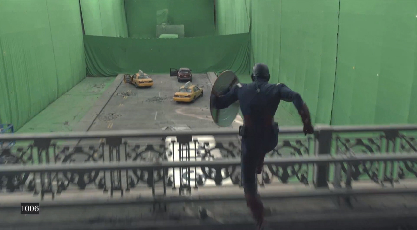 New York City typically frowns upon turning its streets into a warzone, so Marvel did the next best thing, they recreated the entire city from scratch with computers and spliced it in with green screen captures.