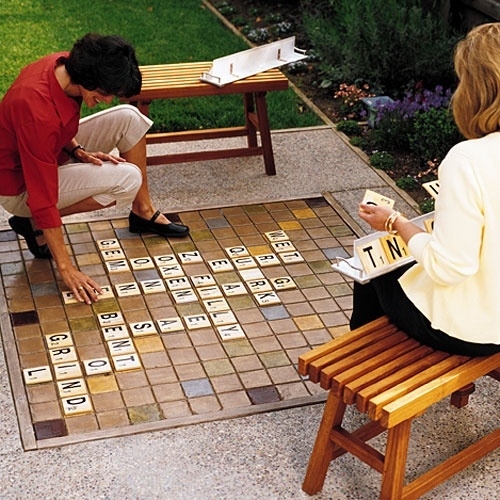 Make a giant Scrabble set.