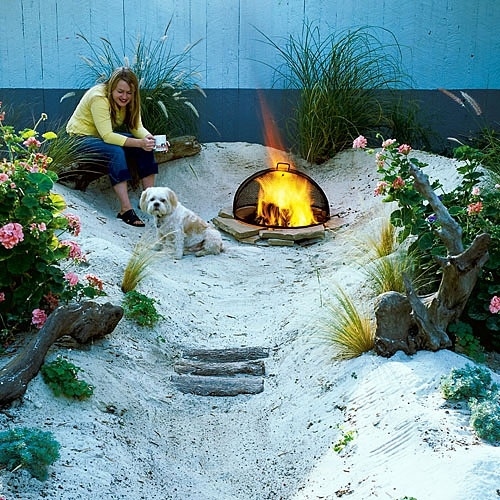 Build a backyard beach.