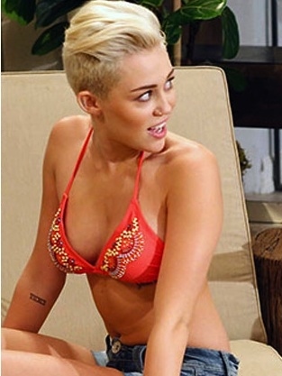 You tell him, Miley!
