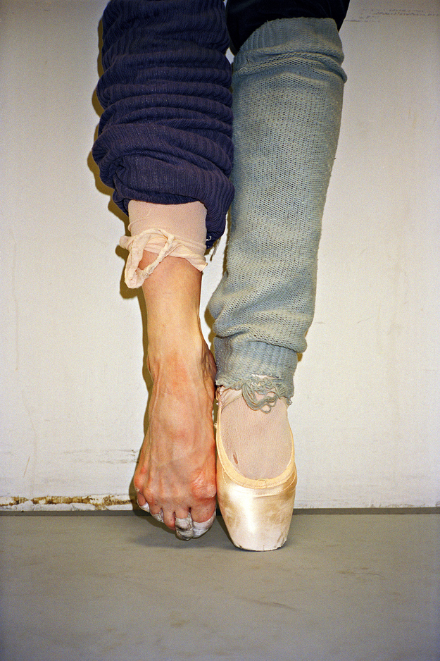 a ballerina's foot