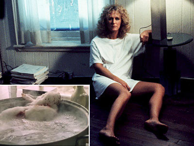 Hot tip: Never leave an innocent bunny alone with a deranged mistress. Let's just say the term 'bunny boiler' was coined from this infamous scene.