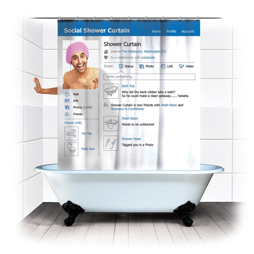 It's showering for the social age.