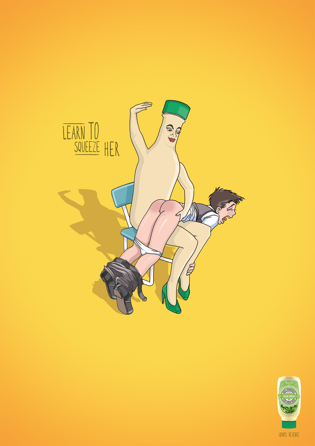 Why is ranch dressing a woman?I guess they had to get a female in the campaign.