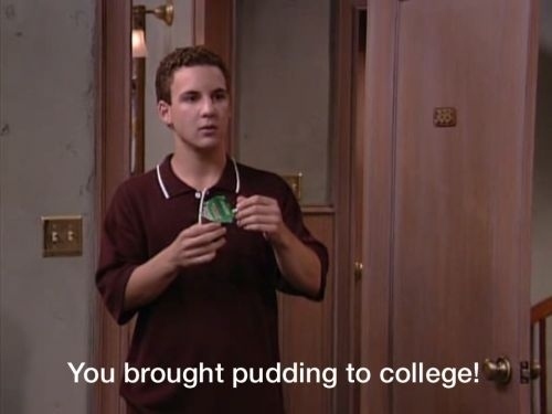 TV Shows: Boy Meets WorldCharacters Who Attended/Graduated: Cory Matthews, Shawn Hunter, Topanga Lawrence, Angela Moore, Eric Matthews, Jack Hunter, Rachel McGuireLocation: Philadelphia, PennsylvaniaModeled After: University of Pennsylvania (Penn) and Saint Joseph's University - Both in Philadelphia, Pennsylvania