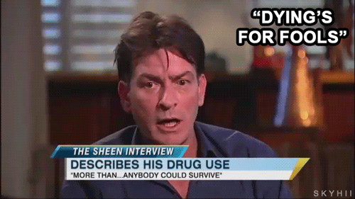Some of you have only know this former Two and a Half Men star since he started *ahem*...winning.