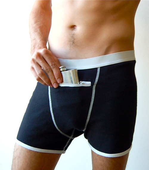 Speakeasys are an innovative combination of fashion and function. They offer a style that says, “you should see me in my underwear,” while providing a pocket that says, “it’s none of your business what’s in my underwear.”