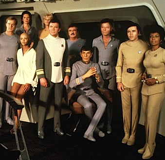 The cast of Star Trek: The Motion Picture