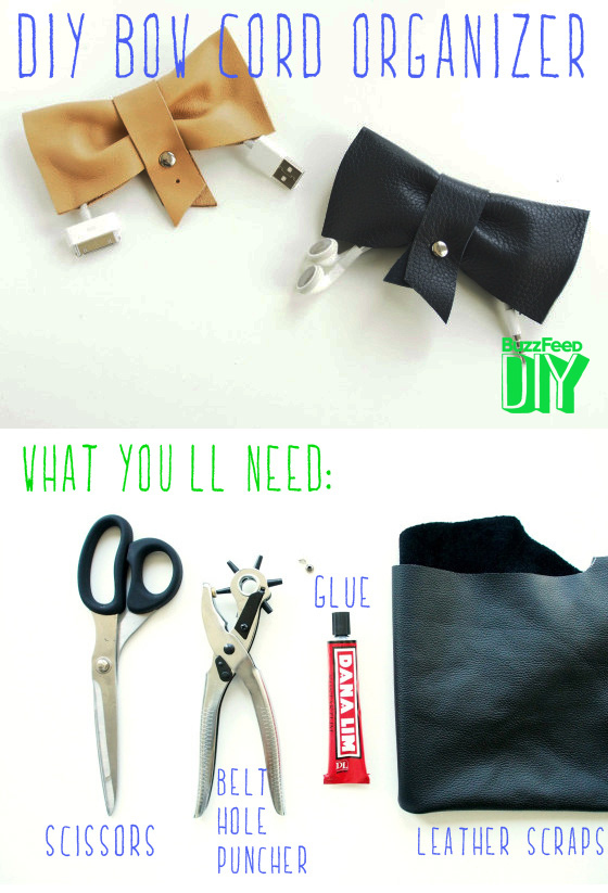 DIY} Easy to make Cord Organizers
