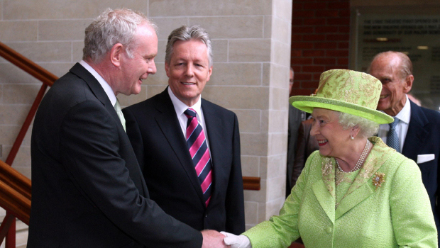 They traded olive branches in Belfast last year.