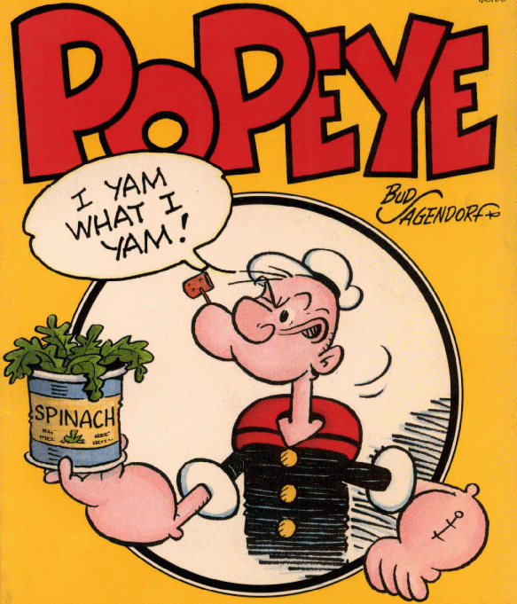 Totally convinced if I eat enough spinach, I will turn into Popeye.