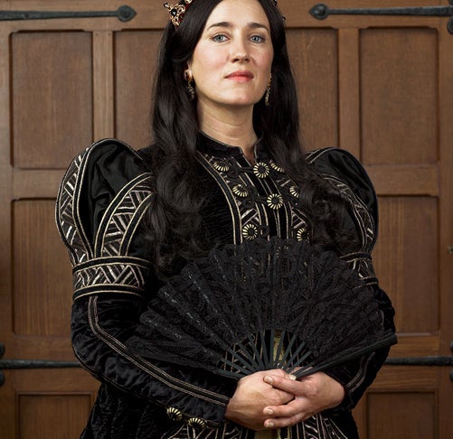 As Queen Catherine of Aragon on The Tudors