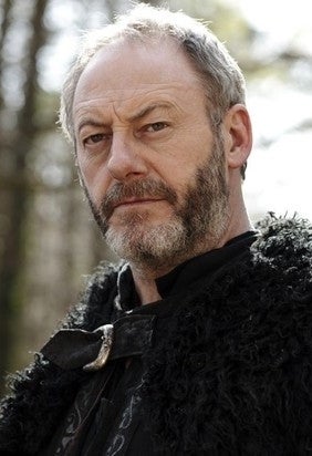 As Davos Seaworth on Game of Thones