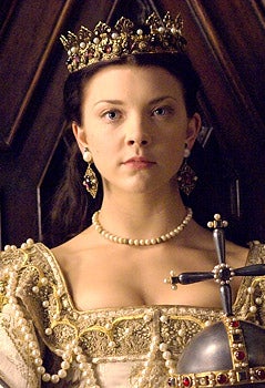 As Anne Boleyn on The Tudors