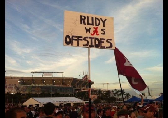 To which Alabama came prepared...those bastards.
