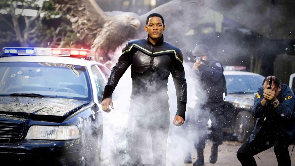 Garfield's Spidey would take Will Smith's Hancock anytime, anywhere, anyplace. I'll be there to console them both during the breakup after Spidey forgets Hancock, like the rest of America. I love you Will Smith.