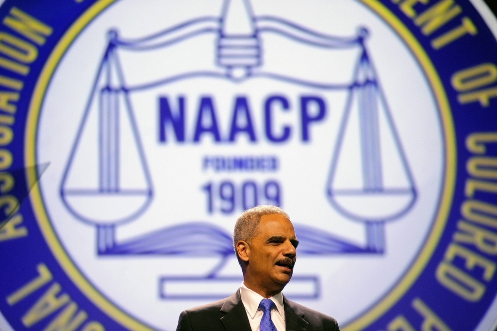 Attorney General Eric Holder at the annual NAACP convention in Orlando on Tuesday.