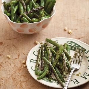 Miss Manners says that green beans are one of the few foods acceptably eaten with our hands. Time to play with your food!
