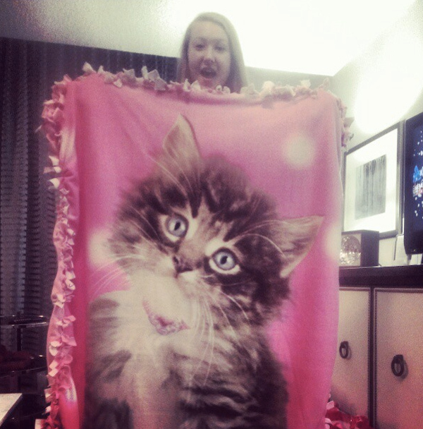 SOME blankies are definitely okay, but kitten blankies are questionable.