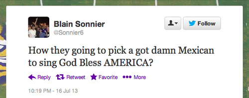 ...just read over your tweets. Please.