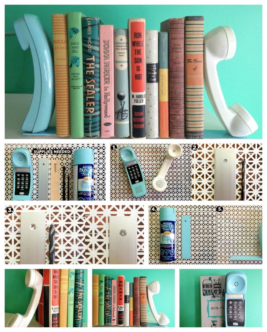 23 Lovely Diy Bookends To Adorn Your Shelves *** now available as physical books! diy bookends to adorn your shelves