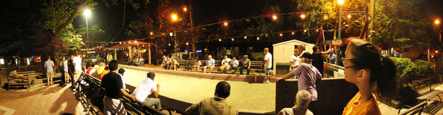 Located about a mile from Citi Field, Spaghetti Park in Queens feels like you stepped into an old Italian village. Be sure to grab an Italian ice at the Lemon Ice King of Corona across the street.