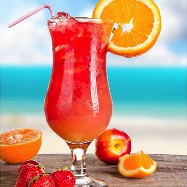 Such a provocative name for a harmless, fruity drink. Paving the way for the 80's with its candy-flavored, sexually-named cocktails is the Sex on the Beach. The popular cocktail recipe for a Sex on the Beach is mixing vodka, peach schnapps, creme de cassis, and orange and cranberry juices.Honorable Mentions: Kamikaze, Long Island Iced Tea, Fuzzy Navel, Alabama Slammers.
